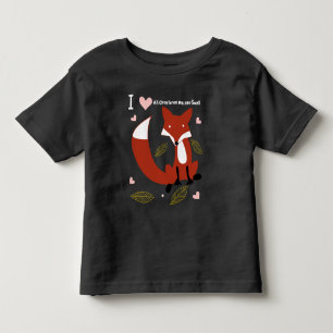 T-shirt Pour Les Tous Petits I Heart Toutes les Créatures Gros et Petits