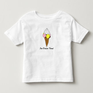T-shirt Pour Les Tous Petits ICE Cream temps Shirt
