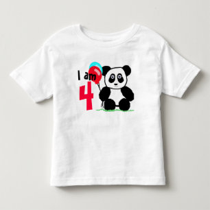 T-shirt Pour Les Tous Petits Ik ben 4 verjaardag