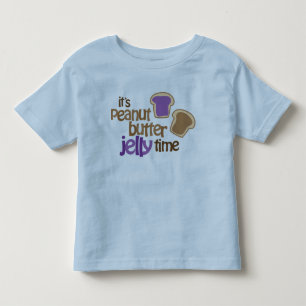T-shirt Pour Les Tous Petits Il est temps de gelée de beurre d'arachide