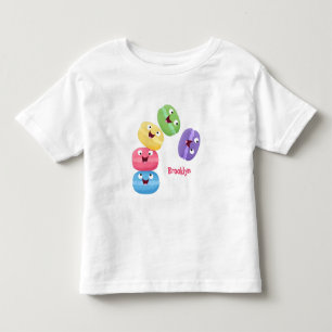 T-shirt Pour Les Tous Petits Illustration de caricature de macarons marrant mig
