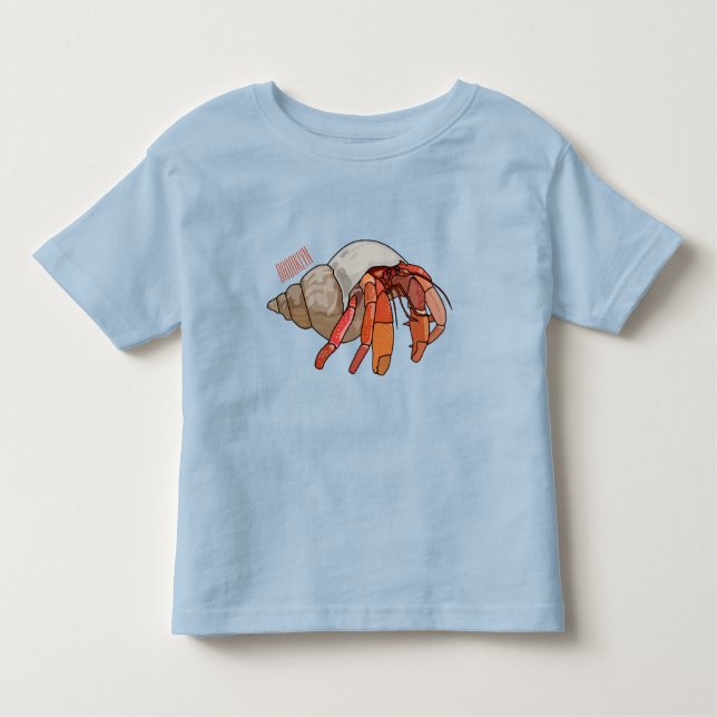 T-shirt Pour Les Tous Petits Illustration de crabe ermite (Devant)