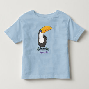 T-shirt Pour Les Tous Petits Illustration de dessin humoristique du toucan joye