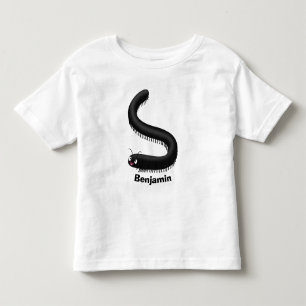 T-shirt Pour Les Tous Petits Illustration de dessin mignon millipede