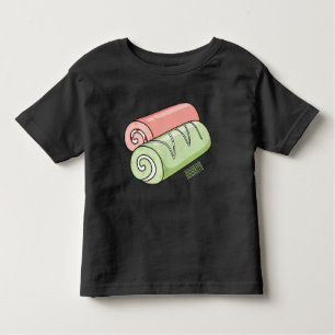 T-shirt Pour Les Tous Petits Illustration de gâteau suisse roll / roll