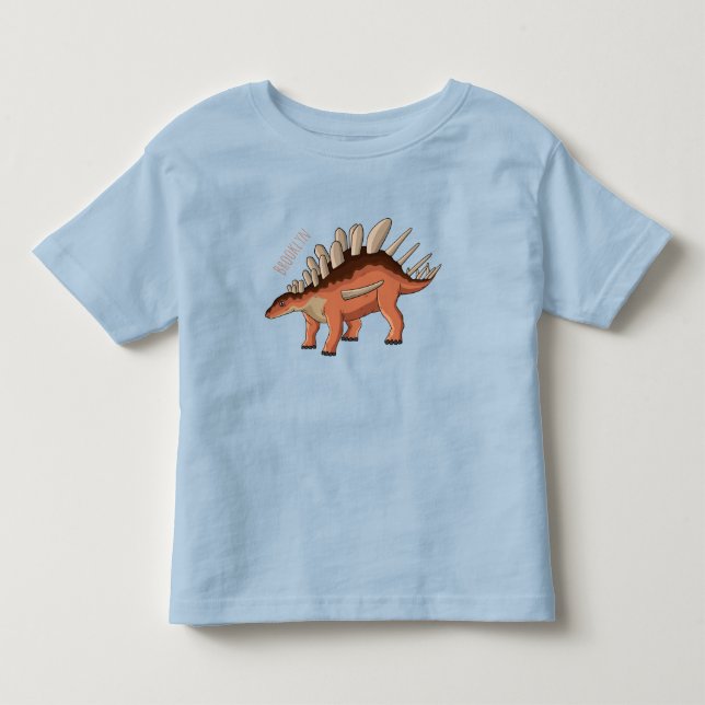 T-shirt Pour Les Tous Petits Illustration de Kentrosaurus (Devant)