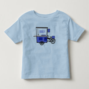 T-shirt Pour Les Tous Petits Illustration de la charrette alimentaire
