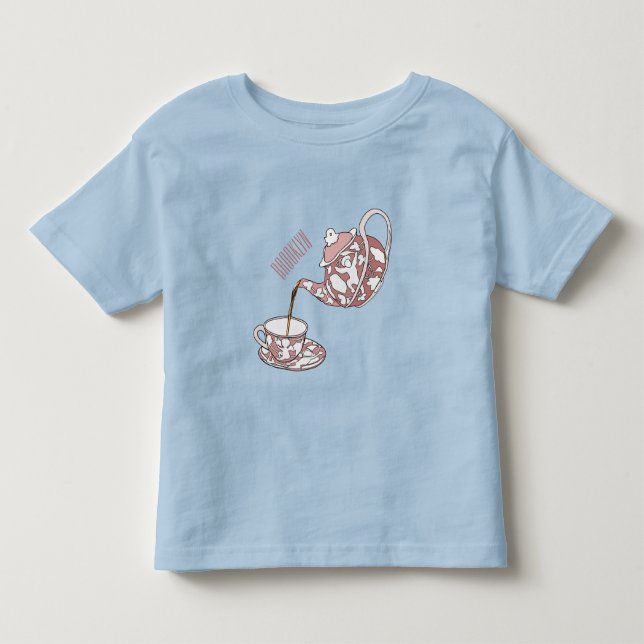 T-shirt Pour Les Tous Petits Illustration de la série Teacup (Devant)