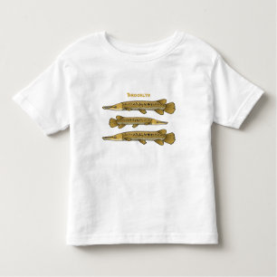 T-shirt Pour Les Tous Petits Illustration de l'alligator garfish