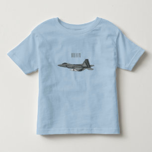 T-shirt Pour Les Tous Petits Illustration de l'avion de chasse