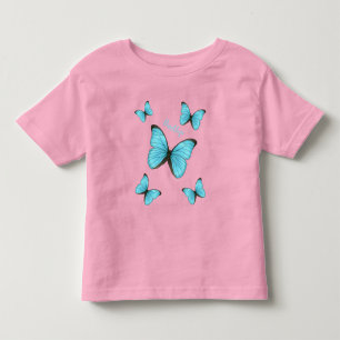 T-shirt Pour Les Tous Petits Illustration de papillons Morpho