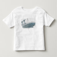 Illustration de passager tombant de Titanic