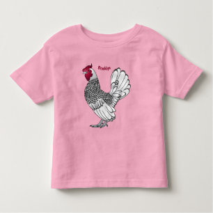 T-shirt Pour Les Tous Petits Illustration de poulet Sebright