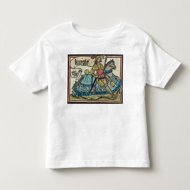 T-shirt Pour Les Tous Petits Illustration "des contes de Cantorbéry (Devant)