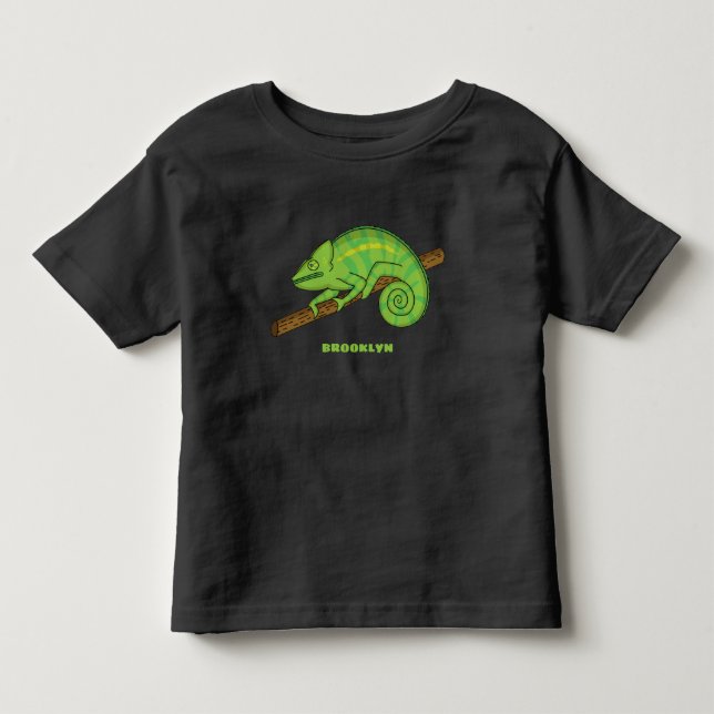 T-shirt Pour Les Tous Petits Illustration du caméléon de la parson (Devant)