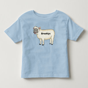 T-shirt Pour Les Tous Petits Illustration d'un mouton joyeux