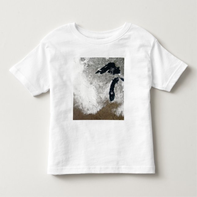T-shirt Pour Les Tous Petits Image couleur véritable de la neige (Devant)