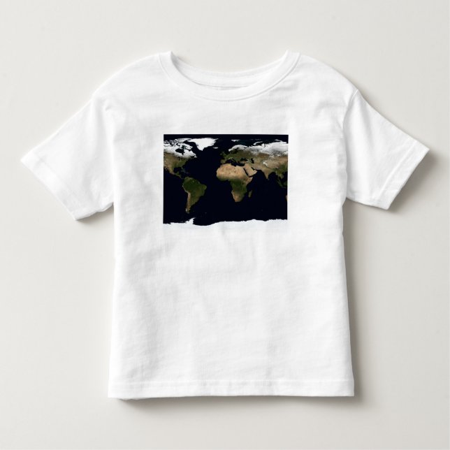 T-shirt Pour Les Tous Petits Image mondiale de notre monde (Devant)