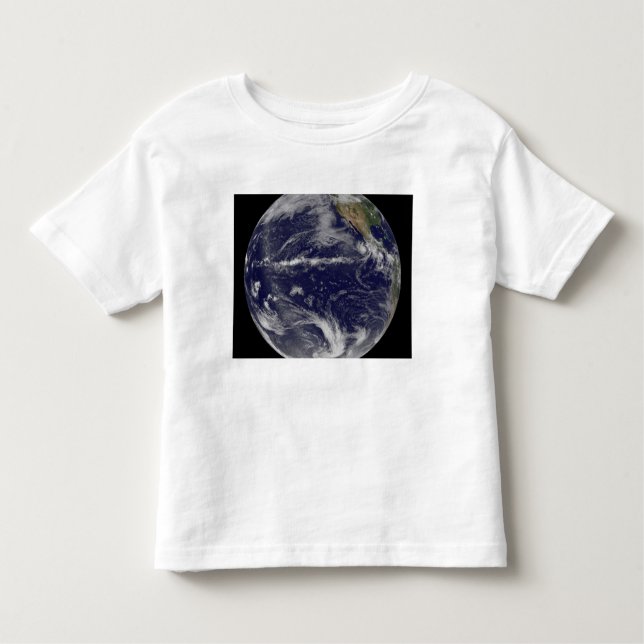 T-shirt Pour Les Tous Petits Image satellite de la Terre (Devant)