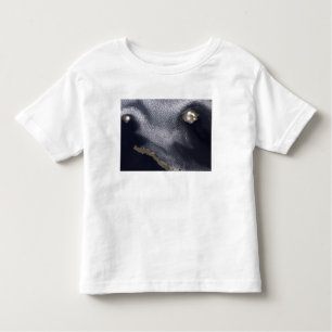 T-shirt Pour Les Tous Petits Image satellite de l'île de Semisopochnoi