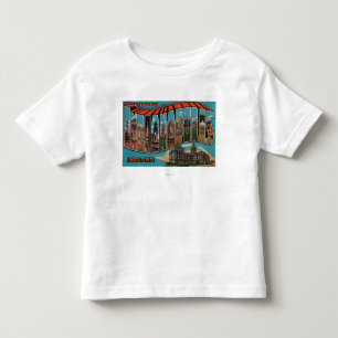 T-shirt Pour Les Tous Petits Indianapolis, Indiana (bâtiment capital)