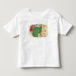T-shirt Pour Les Tous Petits Initiale "Q" de Historiated dépeignant des