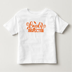 T-shirt Pour Les Tous Petits Inspecteur Halloween Candy