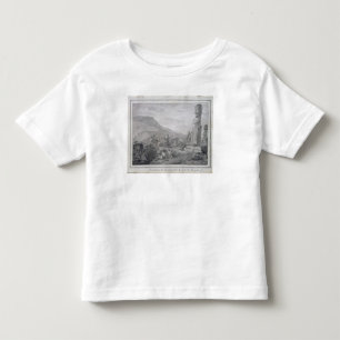 T-shirt Pour Les Tous Petits Insulaires et monuments de l'île de Pâques, 1786