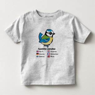 T-shirt Pour Les Tous Petits International de mésange bleue