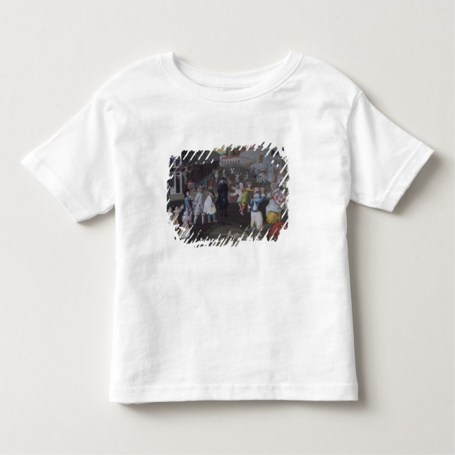 T-shirt Pour Les Tous Petits Interprètes de rue au carnaval Populaire (Devant)