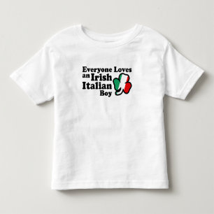 T-shirt Pour Les Tous Petits Irish Italian Boy