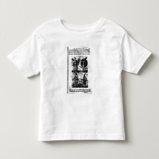 T-shirt Pour Les Tous Petits Iroquois de la nouvelle France (Devant)