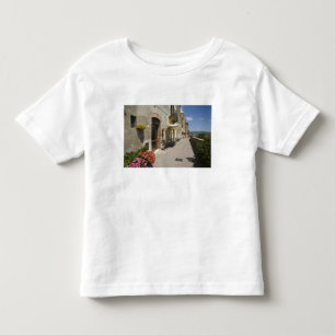T-shirt Pour Les Tous Petits Italie, Toscane, Pienza. Promenade extérieure auto