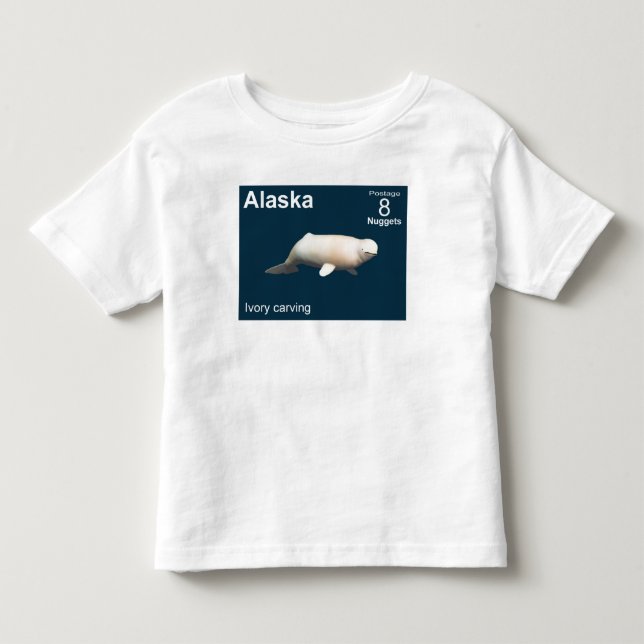 T-shirt Pour Les Tous Petits Ivory Beluga (Devant)