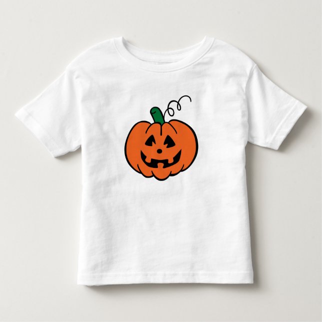 T-shirt Pour Les Tous Petits Jack-o'-lantern (Devant)