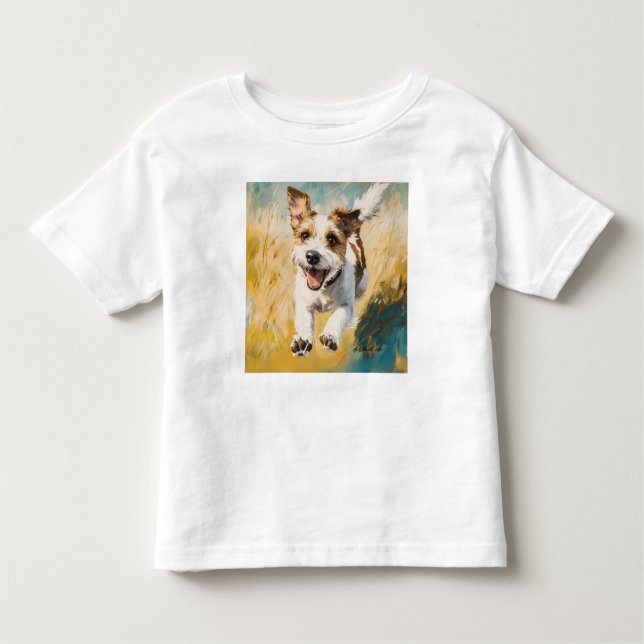 T-shirt Pour Les Tous Petits Jack Russell (Devant)
