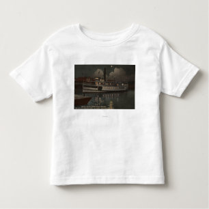 T-shirt Pour Les Tous Petits Jacksonville, FL - rivière de St Johns de vue de