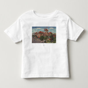 T-shirt Pour Les Tous Petits Jacksonville, la Floride - vue extérieure d'hôtel