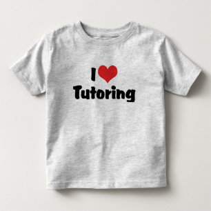 T-shirt Pour Les Tous Petits J'adore le tutorat Heart
