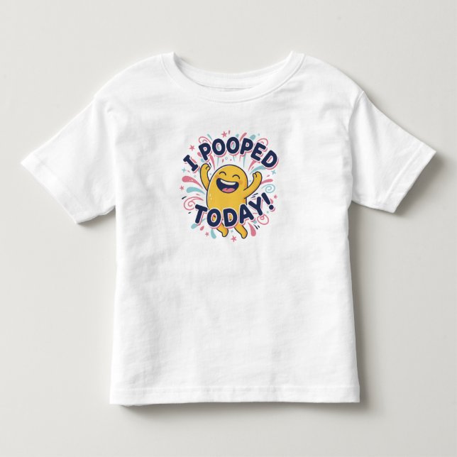 T-SHIRT POUR LES TOUS PETITS J'AI CHIÉ AUJOURD'HUI ! (Devant)