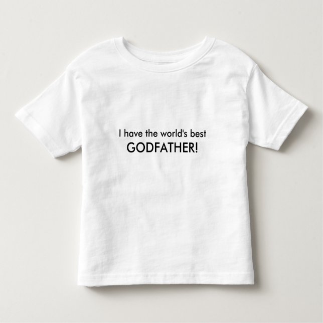T-shirt Pour Les Tous Petits J'ai le meilleur parrain du monde ! (Devant)