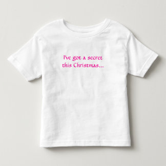 T-shirt Pour Les Tous Petits J'ai un secret ce Noël...