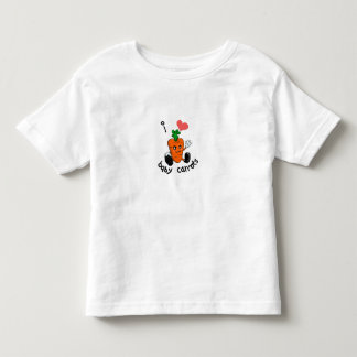 T-shirt Pour Les Tous Petits J'aime des carottes de bébé !