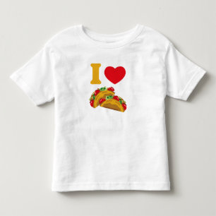 T-shirt Pour Les Tous Petits J'aime des tacos