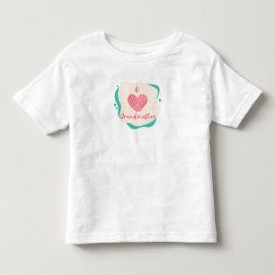 T-shirt Pour Les Tous Petits j'aime grand-mère