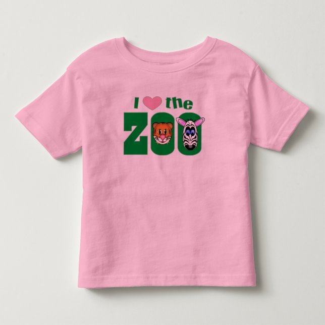 T-shirt Pour Les Tous Petits J'aime le ZOO (Devant)