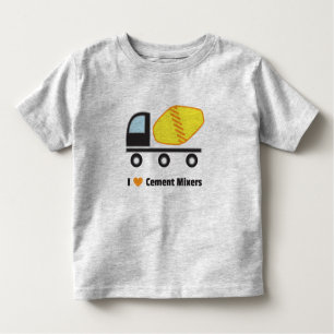 T-shirt Pour Les Tous Petits J'aime les mélanges de ciment