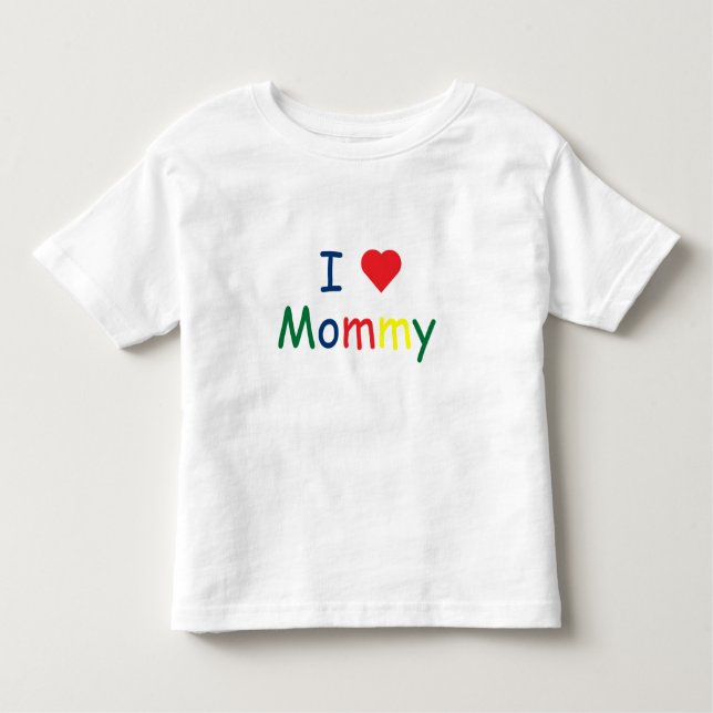 T-shirt Pour Les Tous Petits J'aime maman (Devant)