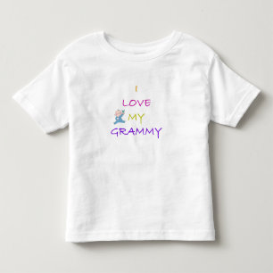 T-shirt Pour Les Tous Petits J'Aime Mon Grammy