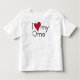 T-shirt Pour Les Tous Petits J'aime mon Oma (Devant)
